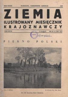 Ziemia : ilustrowany miesięcznik krajoznawczy, 1948.10-11 nr 10-11