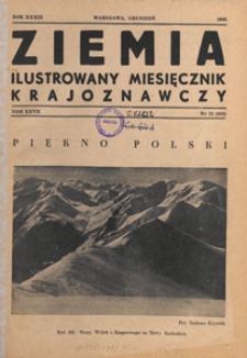 Ziemia : ilustrowany miesięcznik krajoznawczy, 1948.12 nr 12