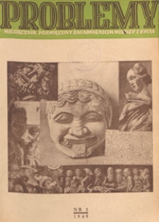 Problemy : miesięcznik poświęcony zagadnieniom wiedzy i życia, 1949 nr 5