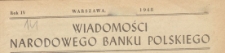 Wiadomości Narodowego Banku Polskiego, 1948.08 nr 8
