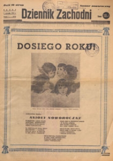 Dziennik Zachodni, 1947.01.01 nr 1