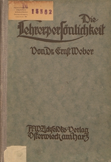 Die Lehrerpers&ouml;nlichkeit