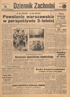Dziennik Zachodni, 1947.08.01 nr 208