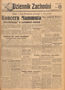 Dziennik Zachodni, 1947.12.22 nr 349