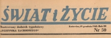 Świat i życie. Ilustrowany dodatek tygodniowy Dziennika Zachodniego, 1948.12.19 nr 50