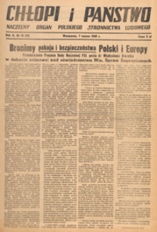 Chłopi i Państwo : tygodnik społeczno-polityczny, 1948.03.07 nr 10