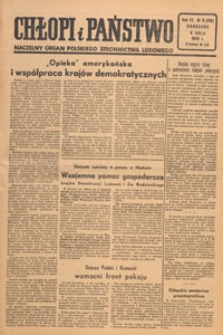 Chłopi i Państwo : tygodnik społeczno-polityczny, 1949.02.06 nr 6