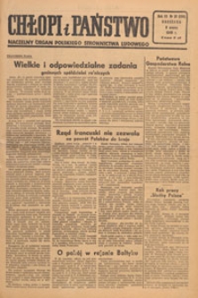 Chłopi i Państwo : tygodnik społeczno-polityczny, 1949.03.06 nr 10