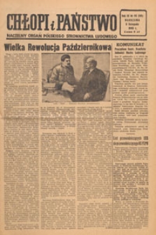 Chłopi i Państwo : tygodnik społeczno-polityczny, 1949.11.06 nr 45