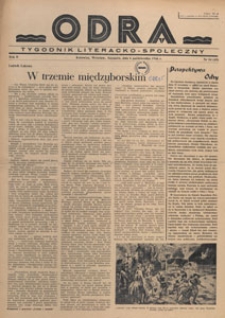 Odra : pismo literacko-społeczny, 1946.10.06 nr 34
