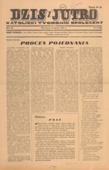 Dziś i Jutro : katolicki tygodnik społeczny, 1947.03.09 nr 10