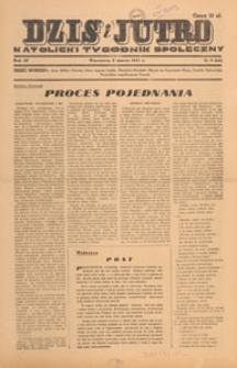 Dziś i Jutro : katolicki tygodnik społeczny, 1947.03.23 nr 12