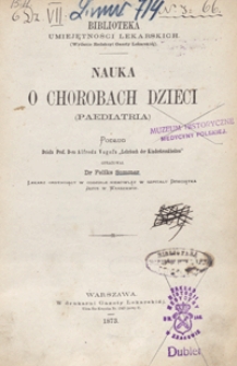 Nauka o chorobach dzieci (Paediatria)