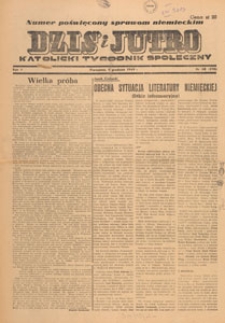 Dziś i Jutro : katolicki tygodnik społeczny, 1949.12.04 nr 48