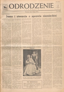 Odrodzenie : tygodnik, 1948.02.01 nr 5