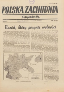 Polska Zachodnia : tygodnik : organ P.Z.Z., 1946.02.03 nr 5