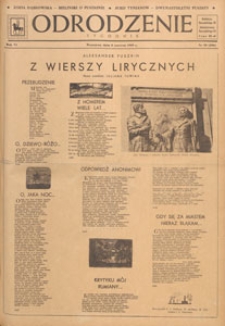 Odrodzenie : tygodnik, 1949.06.05 nr 23