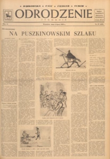 Odrodzenie : tygodnik, 1949.07.03 nr 27