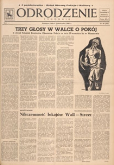 Odrodzenie : tygodnik, 1949.10.02 nr 40