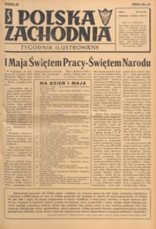 Polska Zachodnia : tygodnik : organ P.Z.Z., 1948.05.02 nr 18