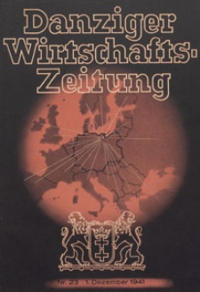 Danziger Wirtschaftszeitung, 1941.12.01 nr 23
