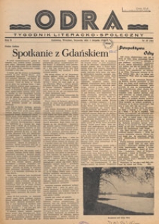 Odra : pismo literacko-społeczny, 1946.08.11 nr 26