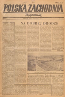 Polska Zachodnia : tygodnik : organ P.Z.Z., 1946.04.21-28 nr 16-17