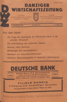 Danziger Wirtschaftszeitung, 1927.10.07 nr 40