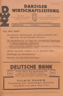 Danziger Wirtschaftszeitung, 1927.12.02 nr 48