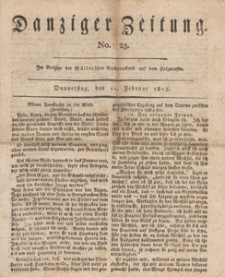 Danziger Zeitung, 1813.02.11 nr 23