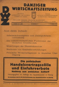 Danziger Wirtschaftszeitung, 1927.02.11 nr 6