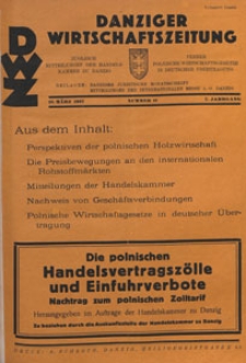 Danziger Wirtschaftszeitung, 1927.03.18 nr 11
