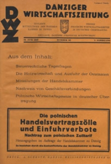 Danziger Wirtschaftszeitung, 1927.06.10 nr 23