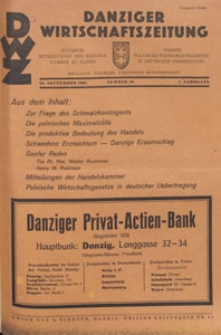 Danziger Wirtschaftszeitung, 1927.09.23 nr 38