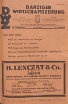 Danziger Wirtschaftszeitung, 1927.10.28 nr 43
