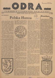 Odra : pismo literacko-społeczny, 1946.09.15 nr 31