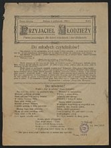 Przyjaciel Młodzieży : pismo pouczające dla dzieci szkolnych i doroślejszych, 1924, rok I numer okazowy
