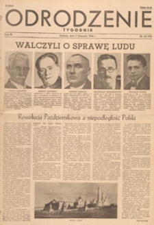 Odrodzenie : tygodnik, 1946.11.24 nr 47