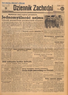 Dziennik Zachodni, 1947.11.08 nr 306