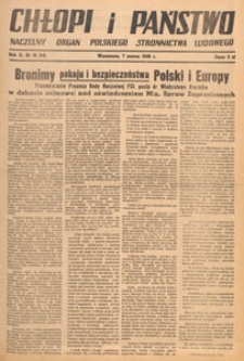 Chłopi i Państwo : tygodnik społeczno-polityczny, 1948.03.28-04.04 nr 13-14