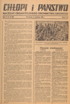 Chłopi i Państwo : tygodnik społeczno-polityczny, 1948.09.12 nr 37