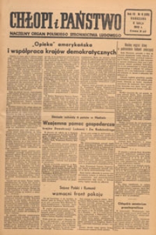 Chłopi i Państwo : tygodnik społeczno-polityczny, 1949.02.13 nr 7