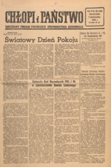 Chłopi i Państwo : tygodnik społeczno-polityczny, 1949.10.16 nr 42