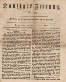 Danziger Zeitung, 1813.02.18 nr 27