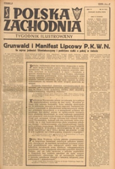 Polska Zachodnia : tygodnik : organ P.Z.Z., 1948.06.27-07.11 nr 26-27