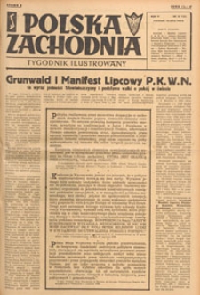 Polska Zachodnia : tygodnik : organ P.Z.Z., 1948.07.25 nr 29