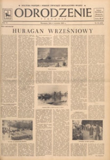 Odrodzenie : tygodnik, 1949.09.18 nr 38