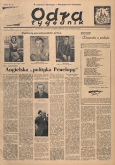 Odra : tygodnik, 1949.06.19 nr 22