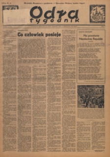 Odra : tygodnik, 1949.11.20 nr 44
