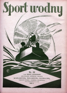 Sport Wodny, 1934, nr 20
